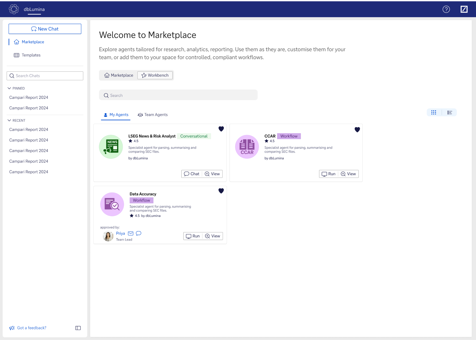 From LLM Tool to Agent Platform: Evolving dbLumina's Core preview