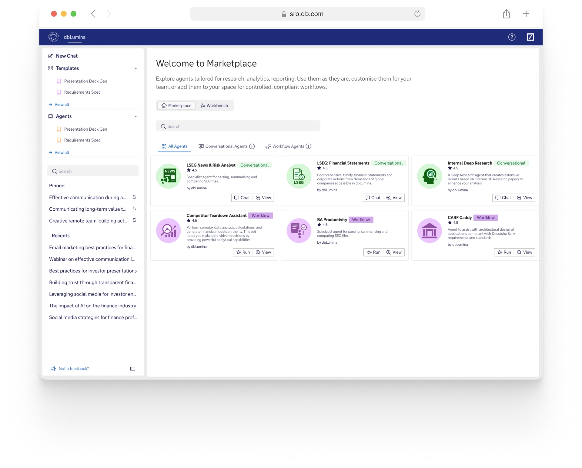 From LLM Tool to Agent Platform: Evolving dbLumina's Core preview